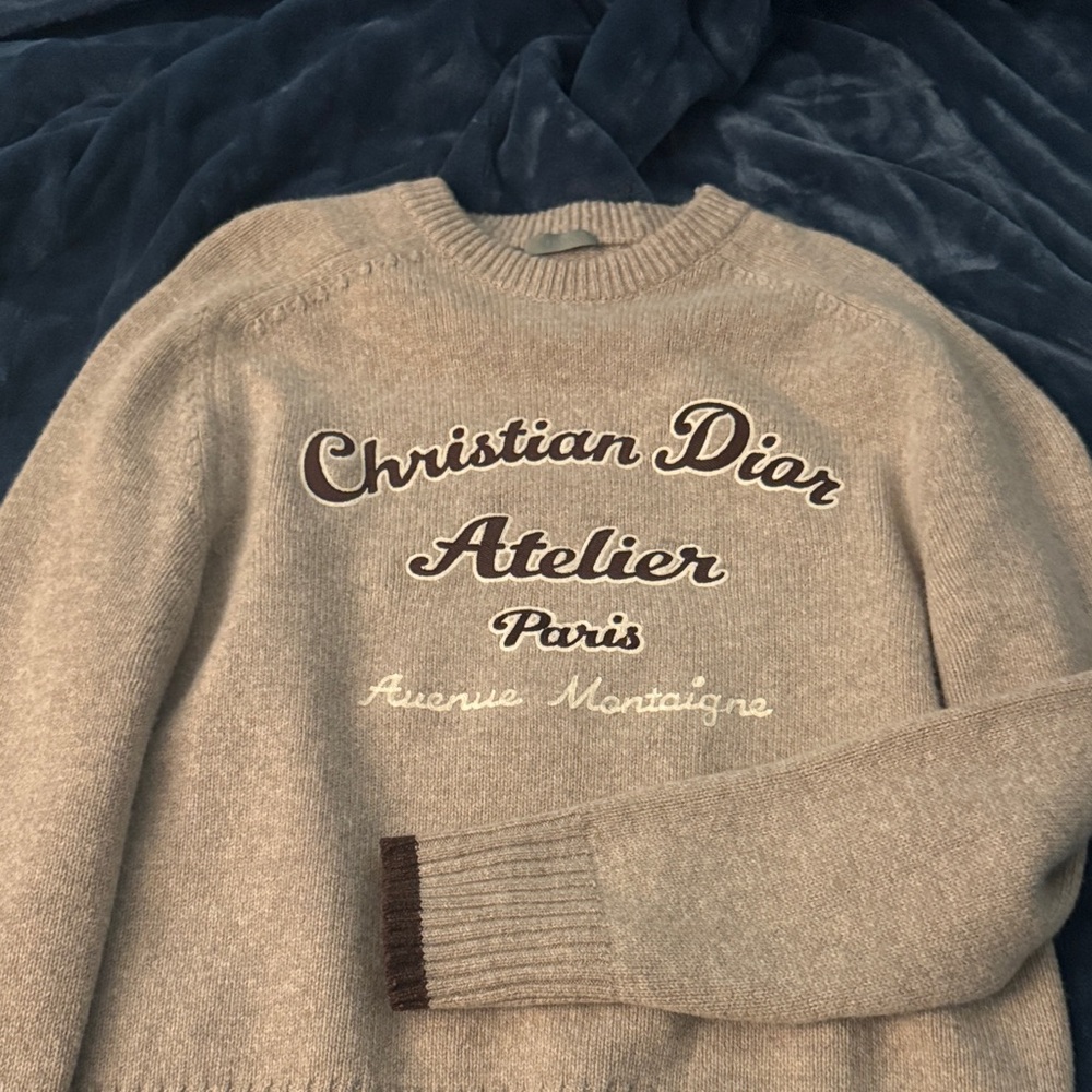 Dior Taupe Sweater for men